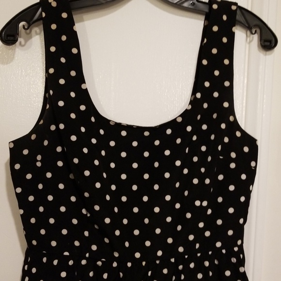 💕FOREVER 21💕 Sleeveless Polka Dot Mini Dress - Picture 2 of 7